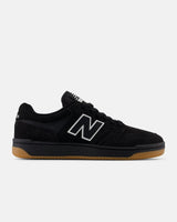 The New Balance Mens Numeric 480 Shoes in Black & Black