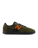 The New Balance Mens Numeric Brandon Westgate 508 Signature Shoes in Olive & Rust