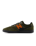 The New Balance Mens Numeric Brandon Westgate 508 Signature Shoes in Olive & Rust