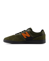 The New Balance Mens Numeric Brandon Westgate 508 Signature Shoes in Olive & Rust