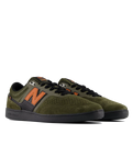 The New Balance Mens Numeric Brandon Westgate 508 Signature Shoes in Olive & Rust