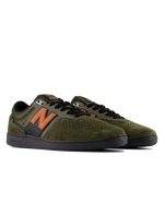 The New Balance Mens Numeric Brandon Westgate 508 Signature Shoes in Olive & Rust