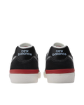 The New Balance Mens Numeric 574 Vulcanized Shoes in Black & Grey