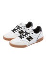 Tom Knox 600 Signature Shoes in White & Black