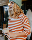 The Passenger Womens Panorama Long Sleeve T-Shirt in Glazed Ginger