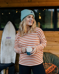 The Passenger Womens Panorama Long Sleeve T-Shirt in Glazed Ginger