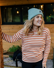 The Passenger Womens Panorama Long Sleeve T-Shirt in Glazed Ginger