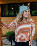The Passenger Womens Panorama Long Sleeve T-Shirt in Glazed Ginger