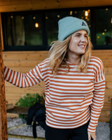The Passenger Womens Panorama Long Sleeve T-Shirt in Glazed Ginger