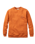 The Passenger Mens Escapism Sweatshirt in Sunset Orange