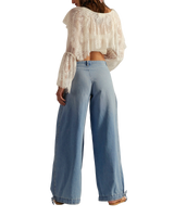 We The Free Lotus Balloon Jeans in Bijou Blue