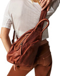 We The Free Soho Convertible Sling Bag in Distressed Brown