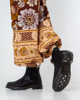 The Free People Womens Bali Albright Jumpsuit in Coffee Combo
