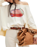Graphic Camden Sweatshirt in Sardine Combo