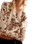 Pretty Little Thermal Top in Sand Combo Folk Vine