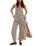 The Free People Womens Good Luck Dungarees in Cobblestone