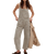 The Free People Womens Good Luck Dungarees in Cobblestone