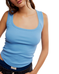 Hummingbird Vest in Allure Blue