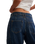 Good Luck Mid-Rise Barrel Jeans in Deep End