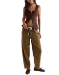 Roscoe Cord Pull On Trousers in Bermuda