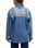 Lace Embroidered Denim Shirt in Medium Rancher Wash