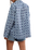Hidden Flower Camo Shirt in Navy Combo