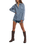 Hidden Flower Camo Shirt in Navy Combo