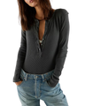Jamie Henley Long Sleeve T-Shirt in Black