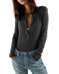 Jamie Henley Long Sleeve T-Shirt in Black