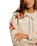 The Free People Womens Dusty Trails Jacket in Ivory Combo
