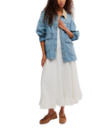 We The Free Lemon Denim Jacket in Berry Blues