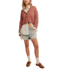 The Free People Womens Charlotte Jumper in Cedarwood