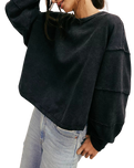 Total Eclipse Sweatshirt in Black