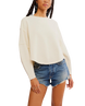 Total Eclipse Sweatshirt in Clean Ivory