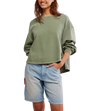 Total Eclipse Sweatshirt in Oil Green