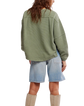 Total Eclipse Sweatshirt in Oil Green