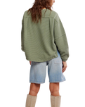 Total Eclipse Sweatshirt in Oil Green