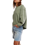 Total Eclipse Sweatshirt in Oil Green