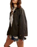 Cori Waxed Jacket in Olive