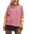 Nina Stripe Long Sleeve T-Shirt in Lilac Combo