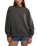 Palm Springs Sweatshirt in Washed Black