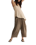 The Free People Womens Krista Two-Piece Set in Natural