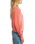 See Me Jumper in Coral Rimson Combo