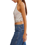 The Free People Womens Garden Party Top in Ivory