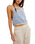 The Free People Womens Claire Top in Granada Sky Combo