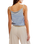 The Free People Womens Claire Top in Granada Sky Combo