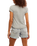 The Free People Womens Nova T-Shirt in Greyhound