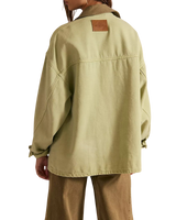We The Free Lemon Denim Jacket in Washed Sage