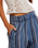 The Free People Womens Days End Linen Stripe Trousers in Indigo Combo