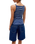 The Free People Womens Mia Stripe Vest in Navy Combo
